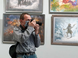 Фоторепортеры на выставке